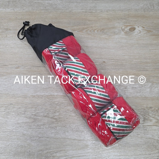 Dover Saddlery Candy Cane Polo Wraps, Set of 4