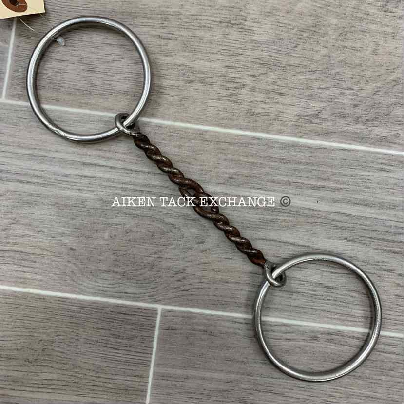 Single Joint Sweet Iron Twisted Wire Loose Ring Bit 5"