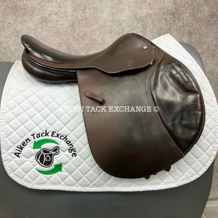 Bruno De Heusch - BDH Close Contact Jump Saddle, 17" Seat, Medium Tree, Foam Panels