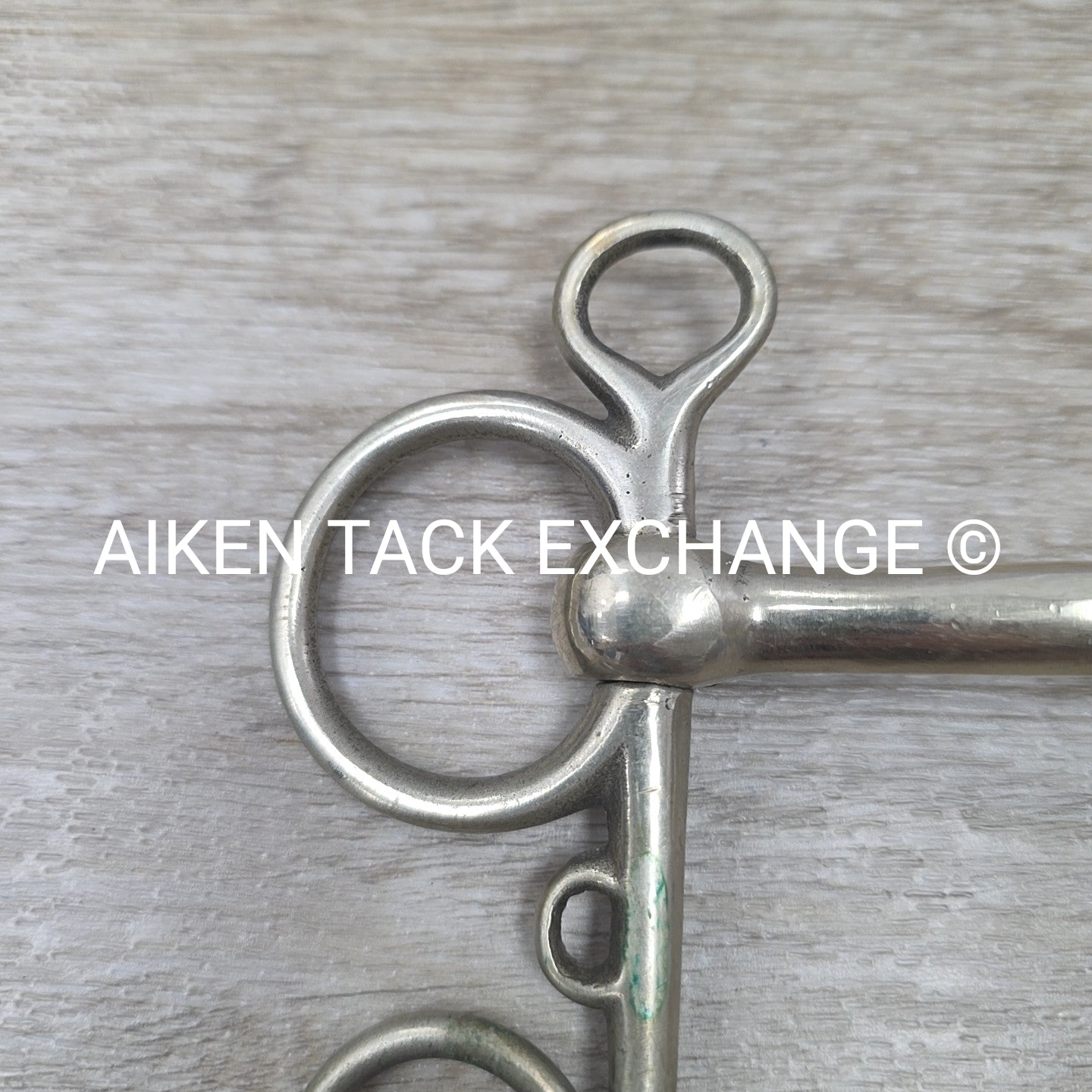 Never Rust Mullen Mouth Pelham Bit (No Hooks & Curb Chain) 4.75"