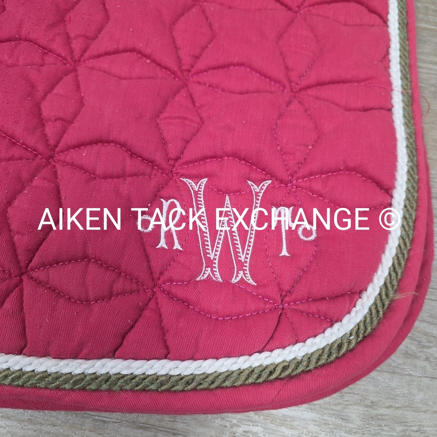 BARGAIN BUNDLE: 2 Roma All Purpose Saddle Pads, Has Custom Embroidery