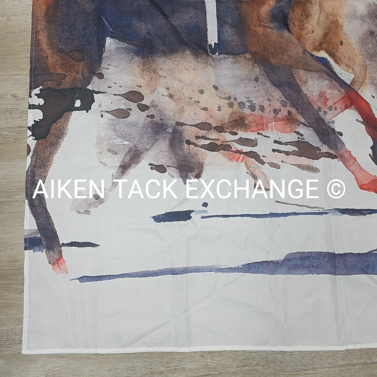 Jockey Scene Curtain w/ Grommets