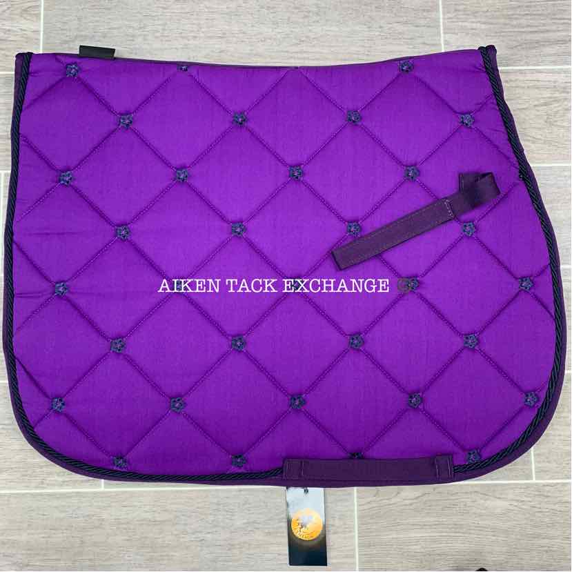 Centaur Hibiscus All Purpose Saddle Pad, Purple, Brand New