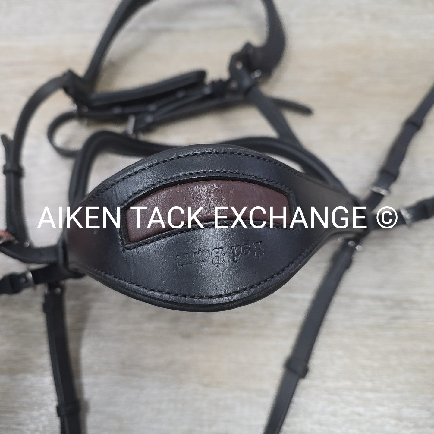 KL Select Red Barn Arena Weymouth Double Bridle, No Reins, Size Full