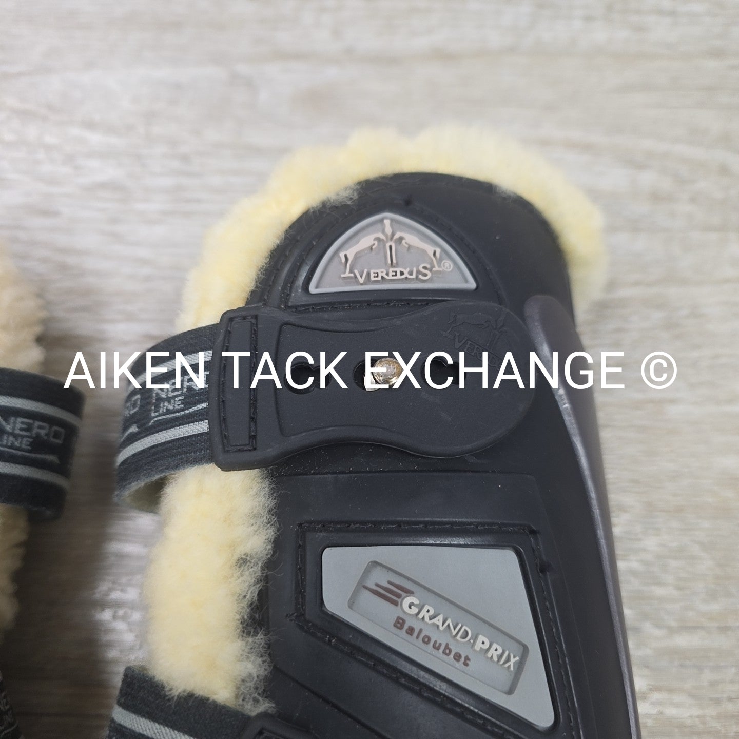 Veredus Nero Line Grand Prix Baloubet Sheepskin Tendon Boots, Size Large