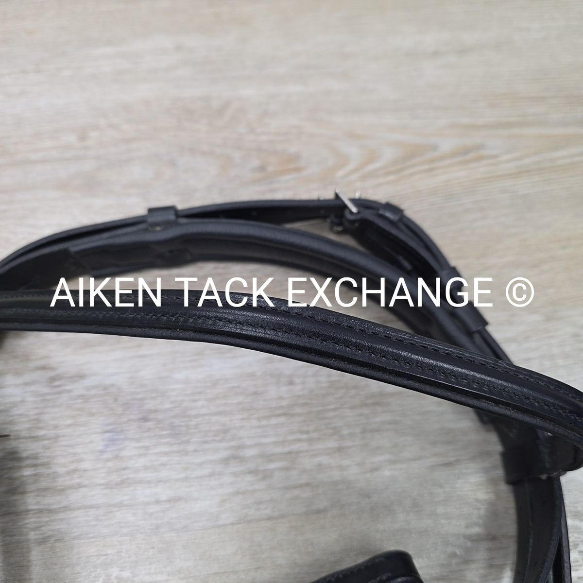 Otto Schumacher Padded Double Bridle, No Reins, Black, Size 1 - Cob