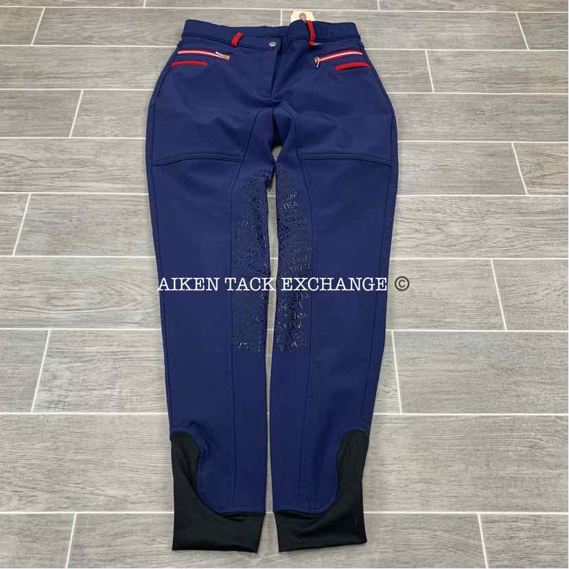 HKM Pro Team Silicone Knee Patch Breeches, Size 30