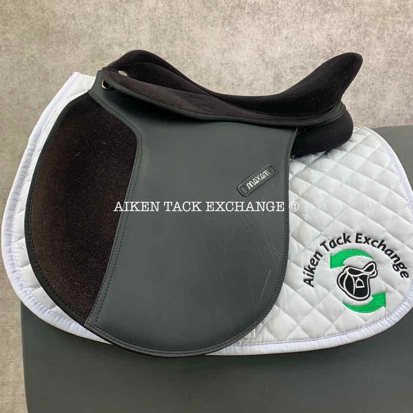 **SOLD** Thorowgood Maxam All Purpose Saddle, 17" Seat, Extra Wide Tree, Wool Flocked Panels
