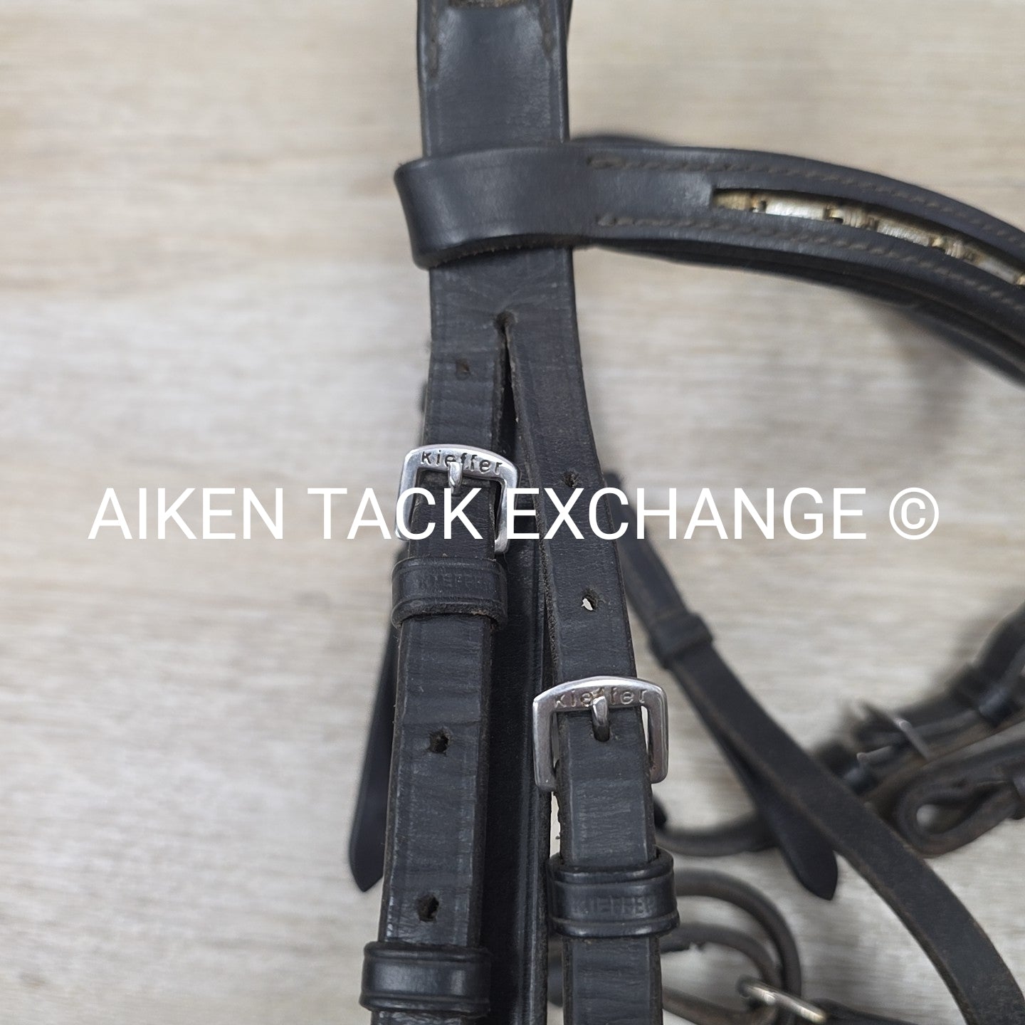 BARGAIN BUNDLE: Kieffer Flash Bridle & Nunn Finer Monocrown Fancy Stitched Flash Bridle, Size Full