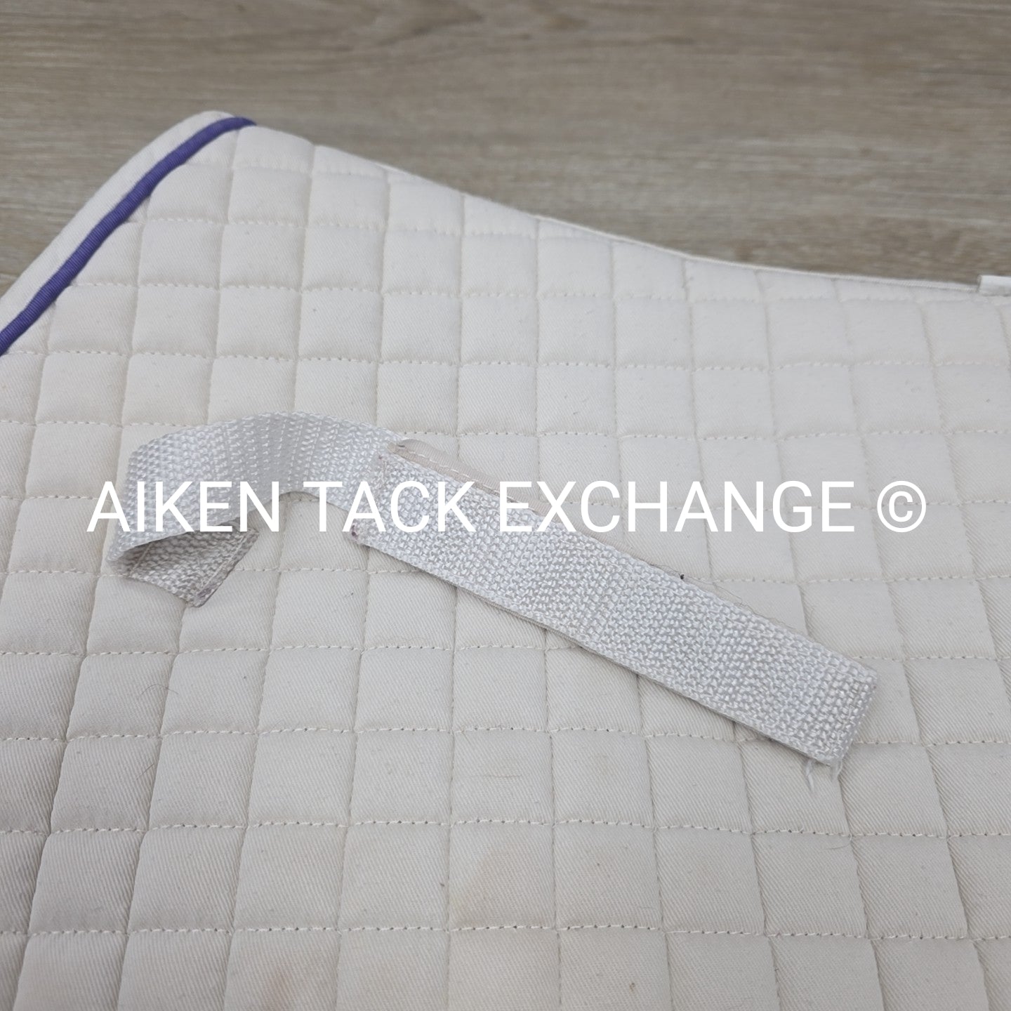 PRI All Purpose Saddle Pad w/ Purple Trim