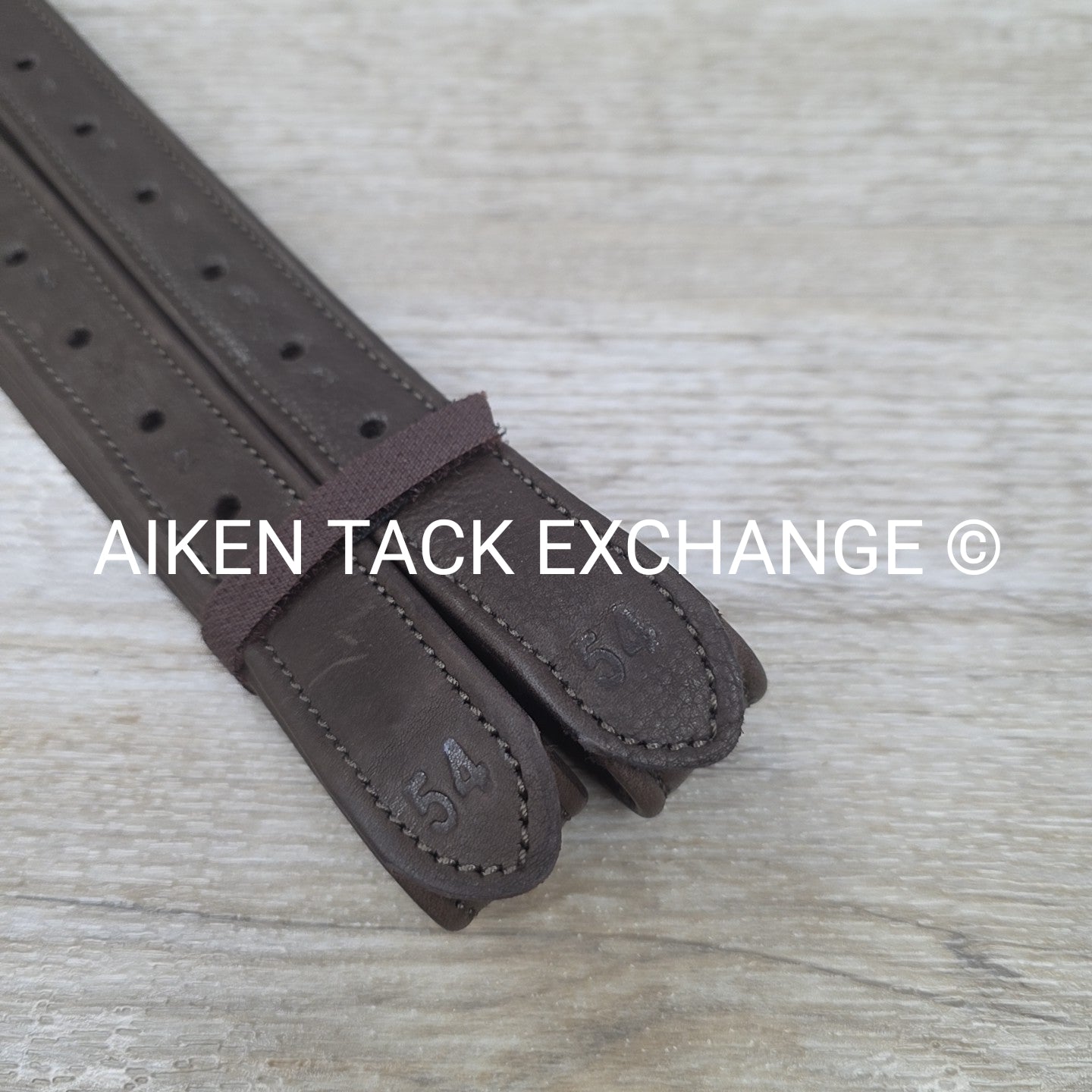 HDR Triple Covered Grippy Close Contact Stirrup Leathers, Havana, 54"