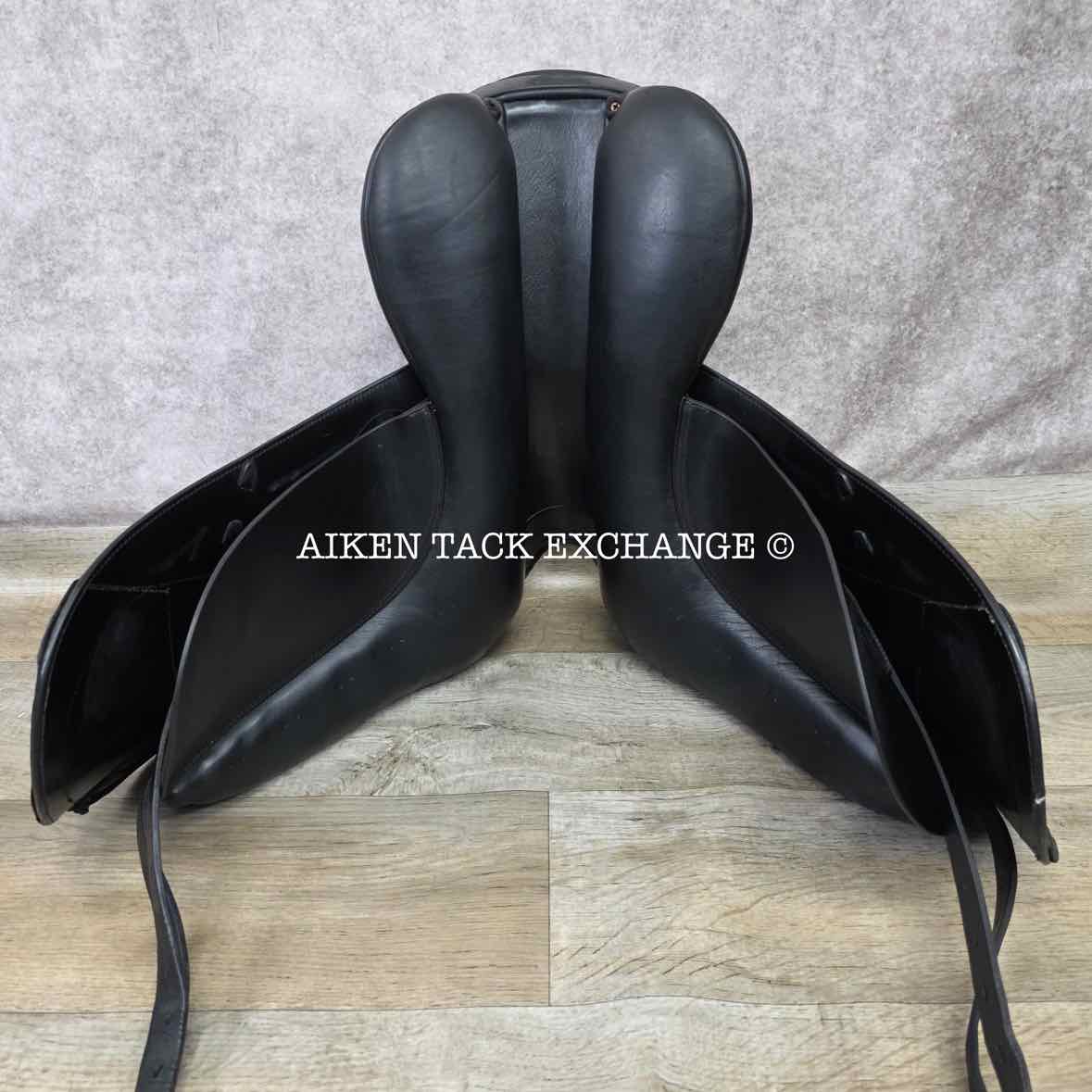 2005 Prestige Optimax Dressage Saddle, 18" Seat, 34 Tree - M/MW, Wool Flocked Panels