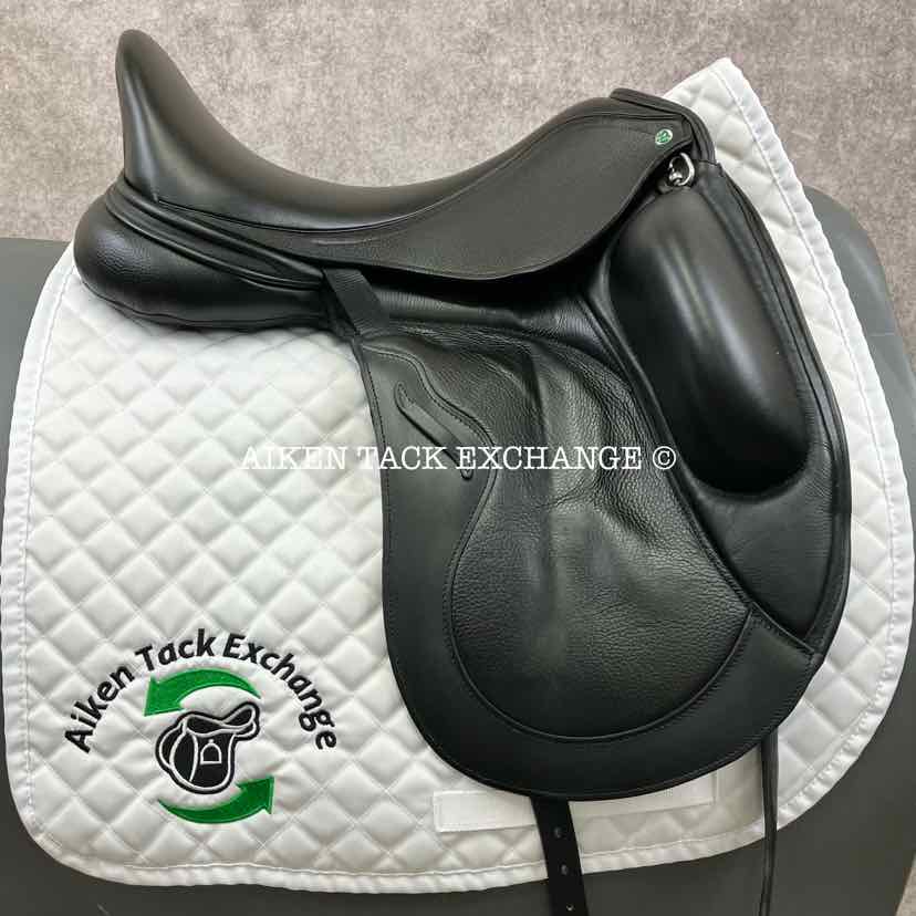 2023 Envy by Custom Saddlery Motion Monoflap Dressage Saddle, 17.5" Seat, Adjustable Tree, Wool Flocked Panels