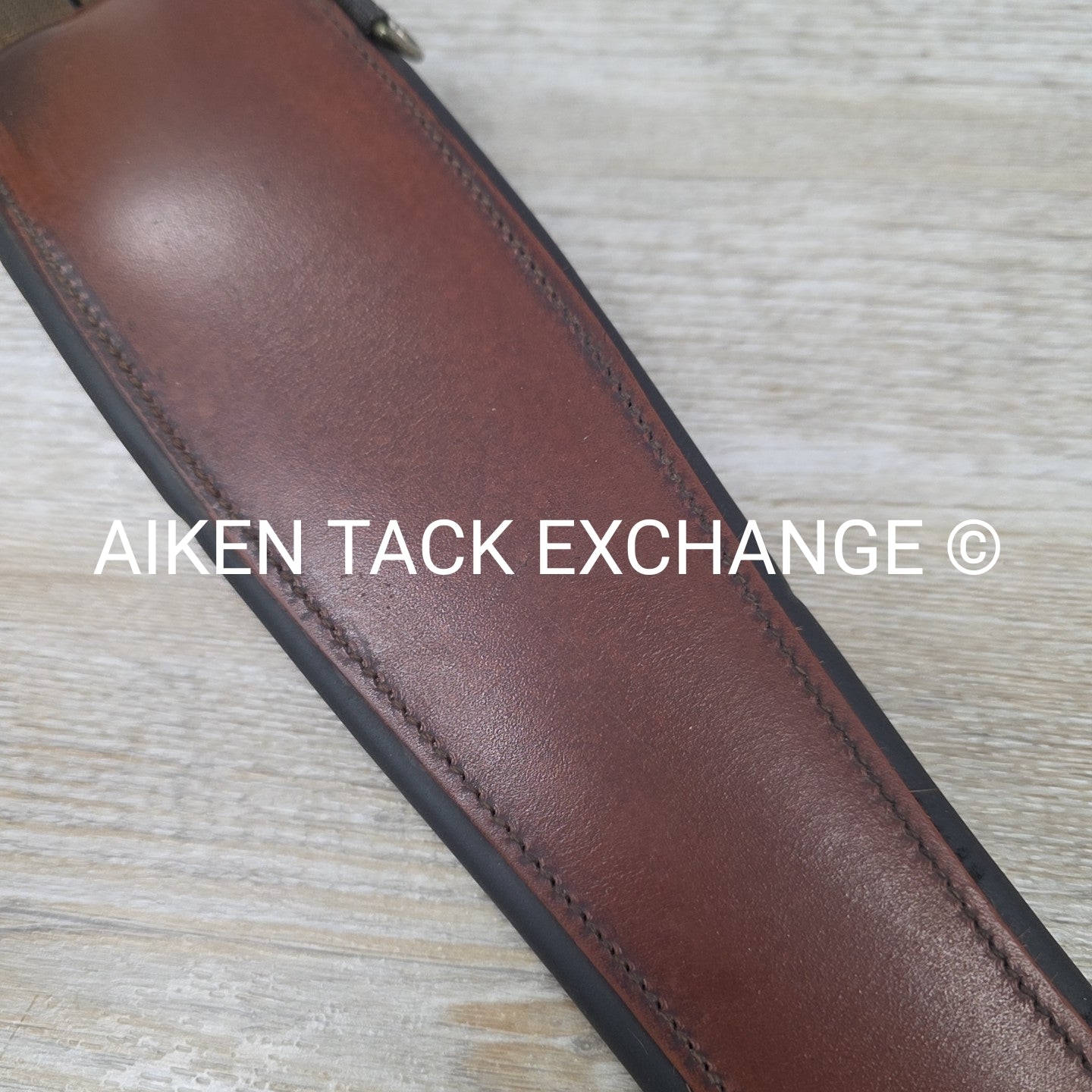 ThinLine Long Girth with Double End Elastic, Brown, 52"