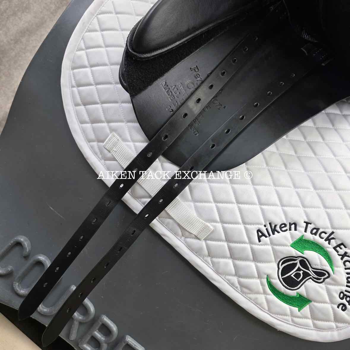 **SOLD** 2013 County Perfection CC Dressage Saddle, 17" Seat, Medium Tree, Wool Flocked Panels