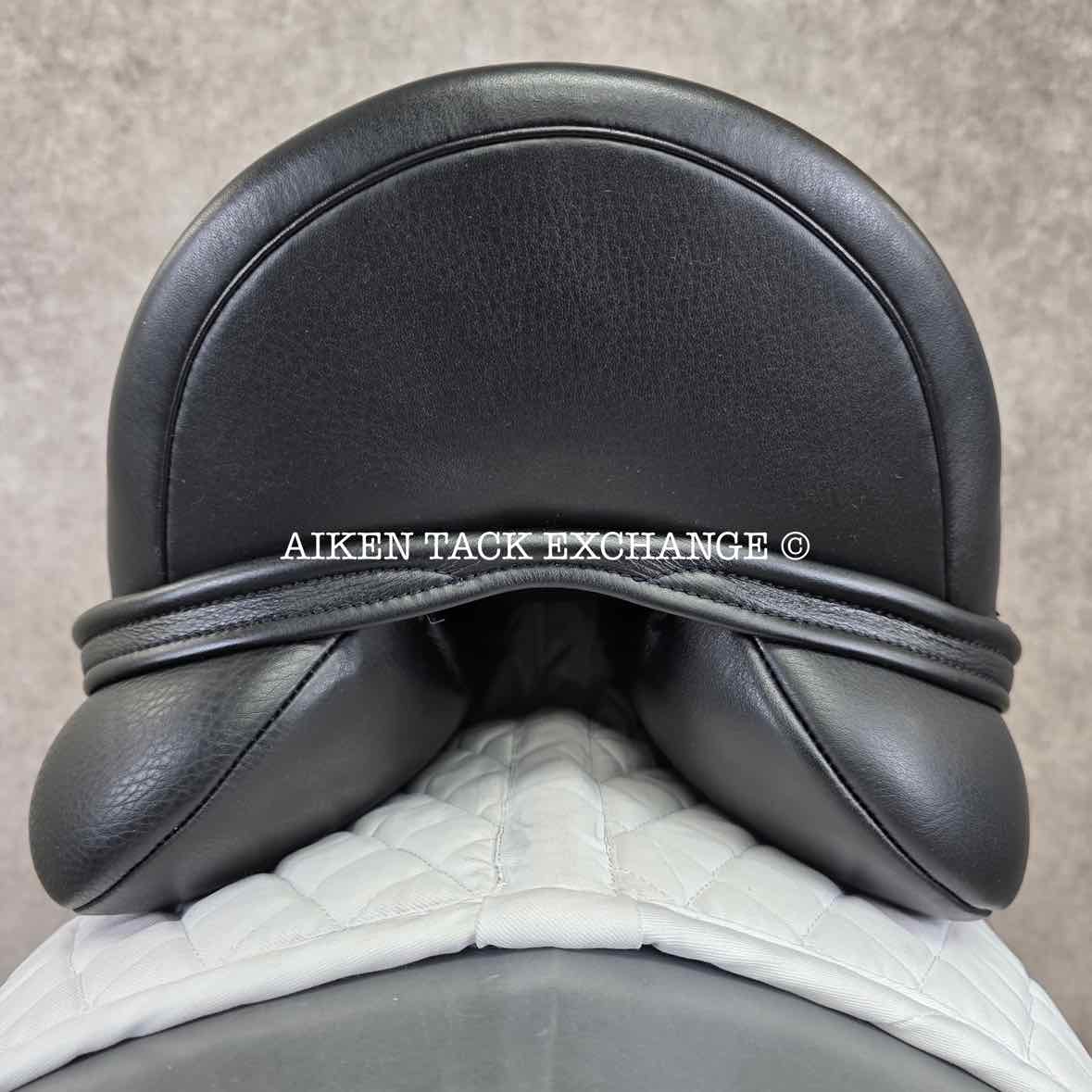 2023 Envy by Custom Saddlery Aurora Monoflap Dressage Saddle, 17.5" Seat, Adjustable Tree, Wool Flocked Panels