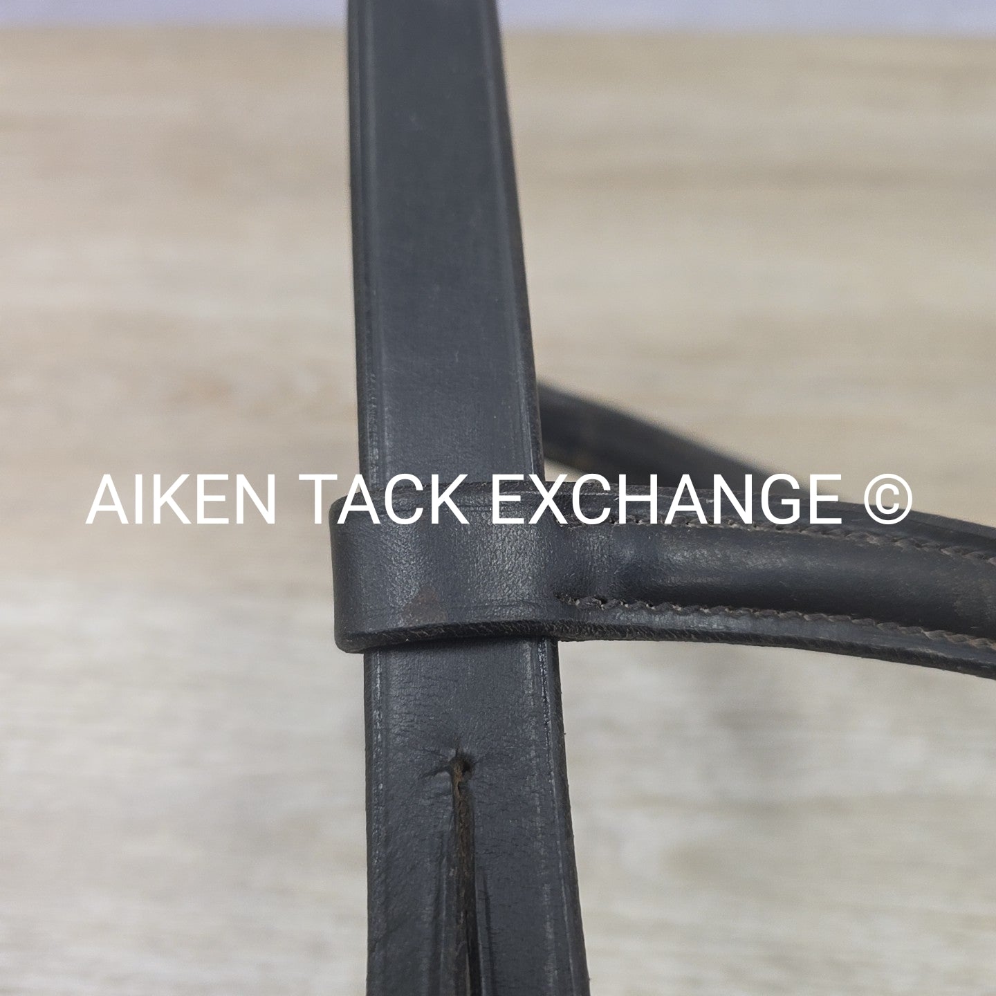 Collegiate Headstall with Zilco Hackamore, No Reins, Black, Size Full