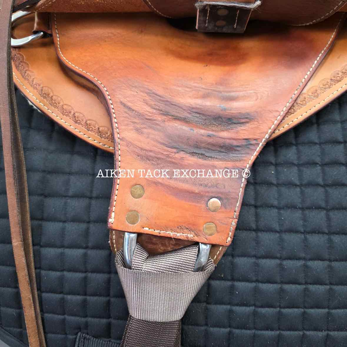 **SOLD** Ortho-Flex Western Saddle, 16" Seat, Flex Panels