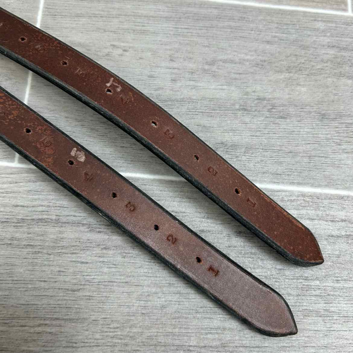 English Stirrup Leathers, Made in England, Brown, 54"