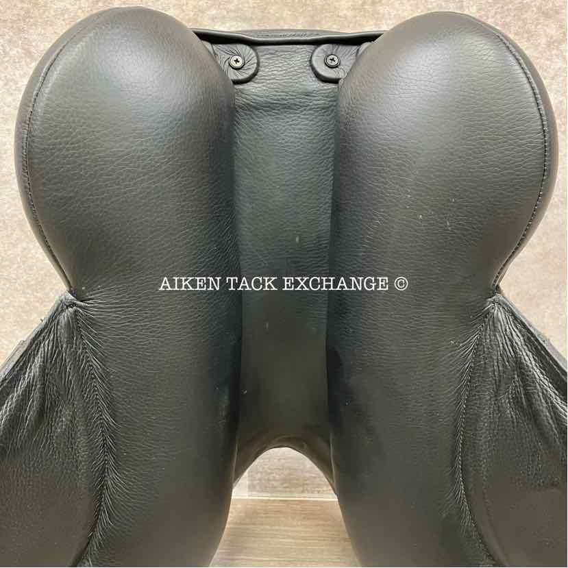 2023 Envy by Custom Saddlery Rhythm Monoflap Dressage Saddle, 17" Seat, Adjustable Tree, Wool Flocked Panels