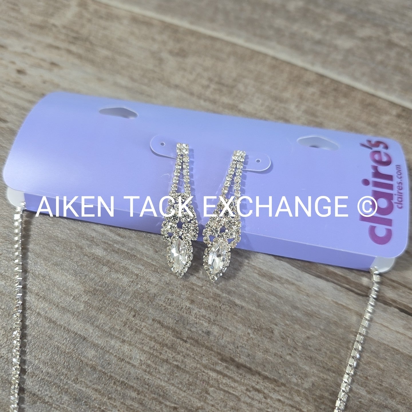 Claire's Bundle - 2 Pairs of Earrings, 2 Necklaces