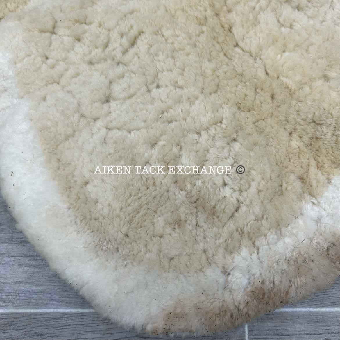 Fleeceworks Sheepskin Perfect Balance Half Pad with Rear Inserts, Size Large