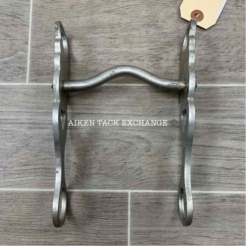 Colorado Bit & Spur Aluminum Mullen Mouth Shanked Bit 5.25"