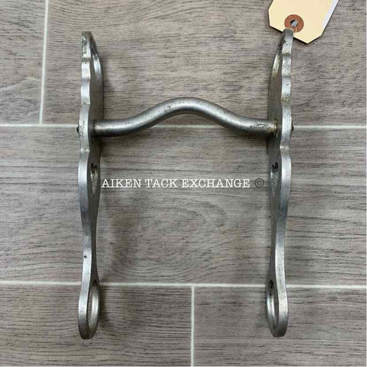 Colorado Bit & Spur Aluminum Mullen Mouth Shanked Bit 5.25"