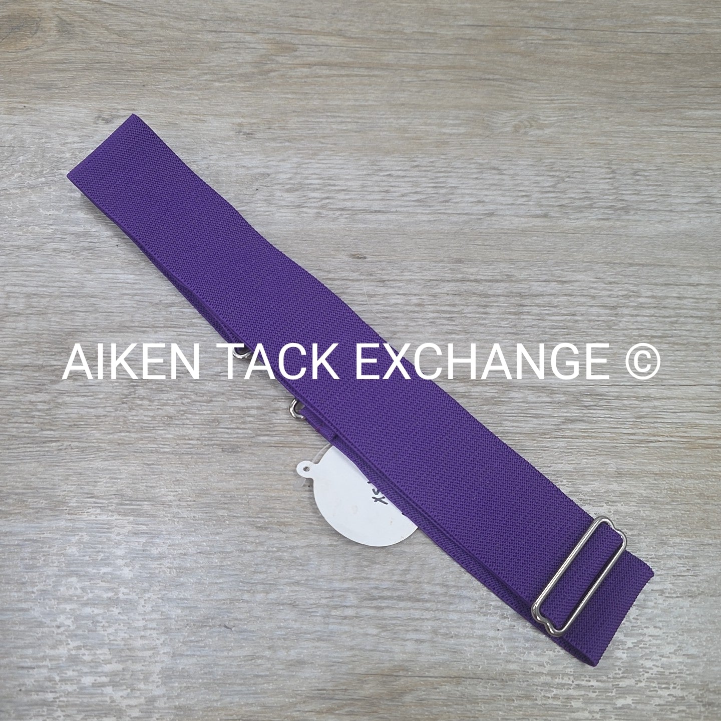 ACE Equestrian Silver Elastic Belt, Small