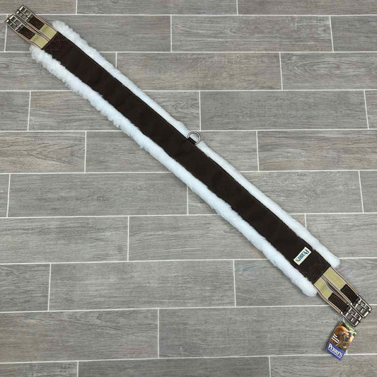 Perri's Nylon Fleece Girth, Brown, 54"