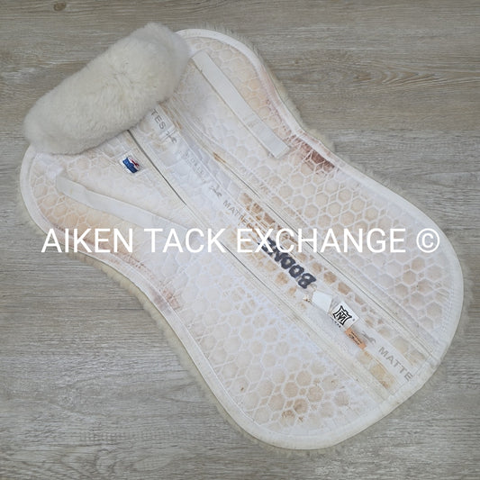 Mattes Gold Correction Sheepskin Half Pad, VS, Size Large