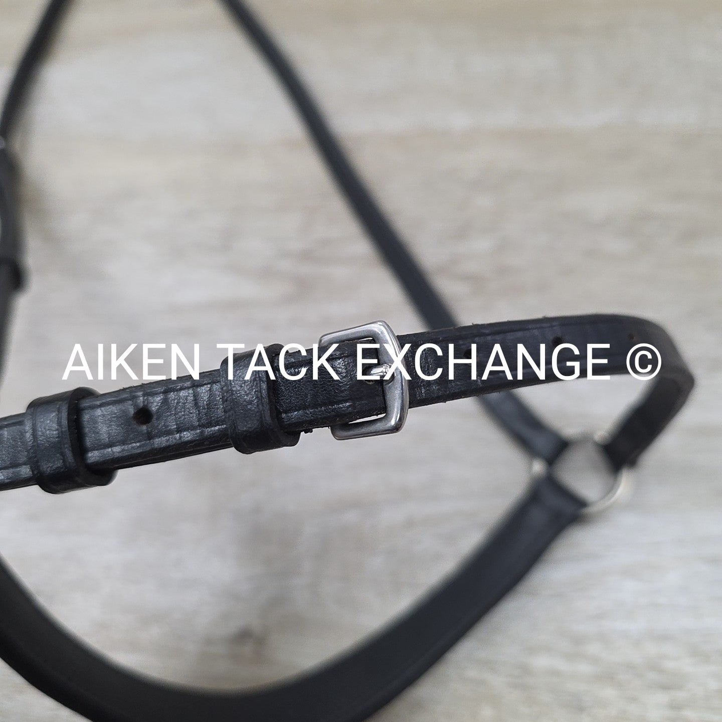 Drop Noseband, Black, Size Full