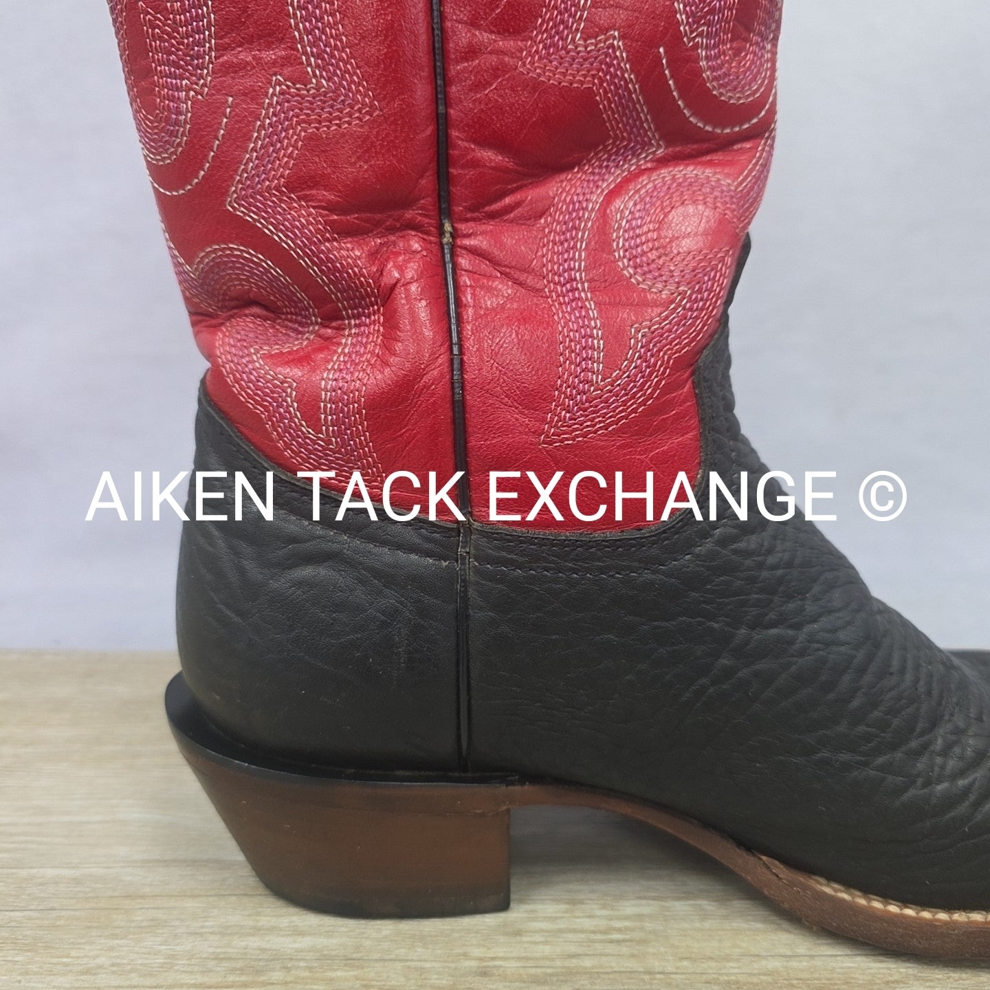 Tuff Hedemen Resistol Western Boots, Size 6.5B