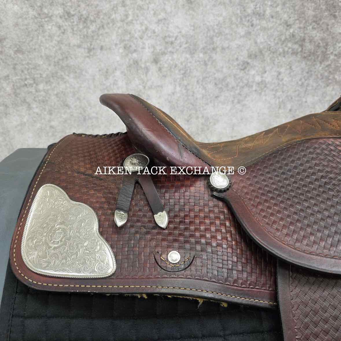 **SOLD** Circle M Western Saddle, 15.5" Seat, Wide Tree - Full QH Bars