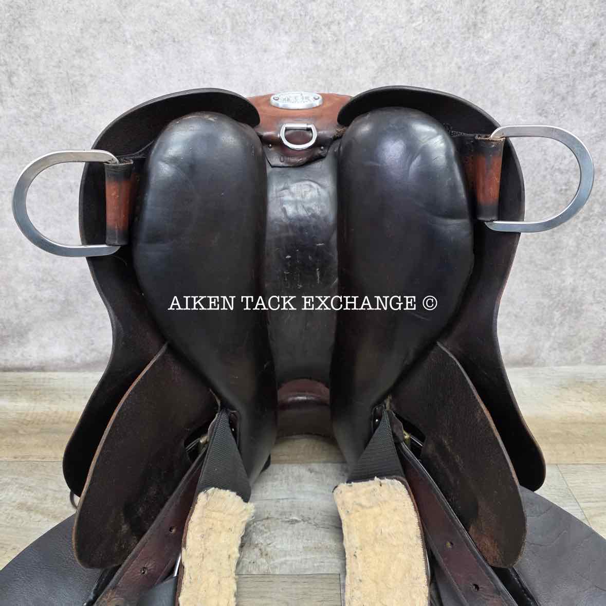 Steele Classic Trail Western Saddle, 16.5" Seat, Wide Tree - Full QH Bars