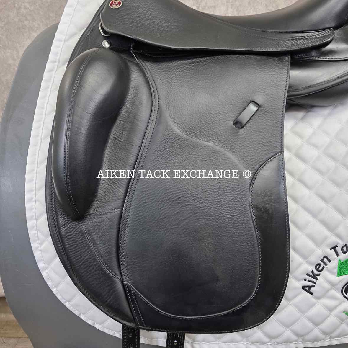 Kieffer Brugge Dressage Saddle, 18" Seat, Medium Tree