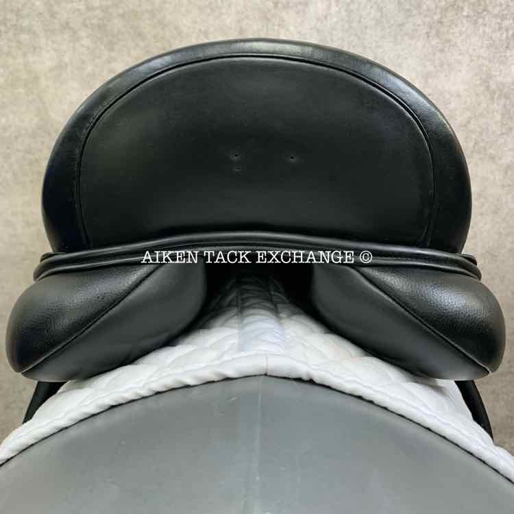 **SOLD** 2016 Custom Saddlery Signature Steffen's Advantage Monoflap Dressage Saddle, 17" Seat, Adjustable Tree, Wool Flocked Panels