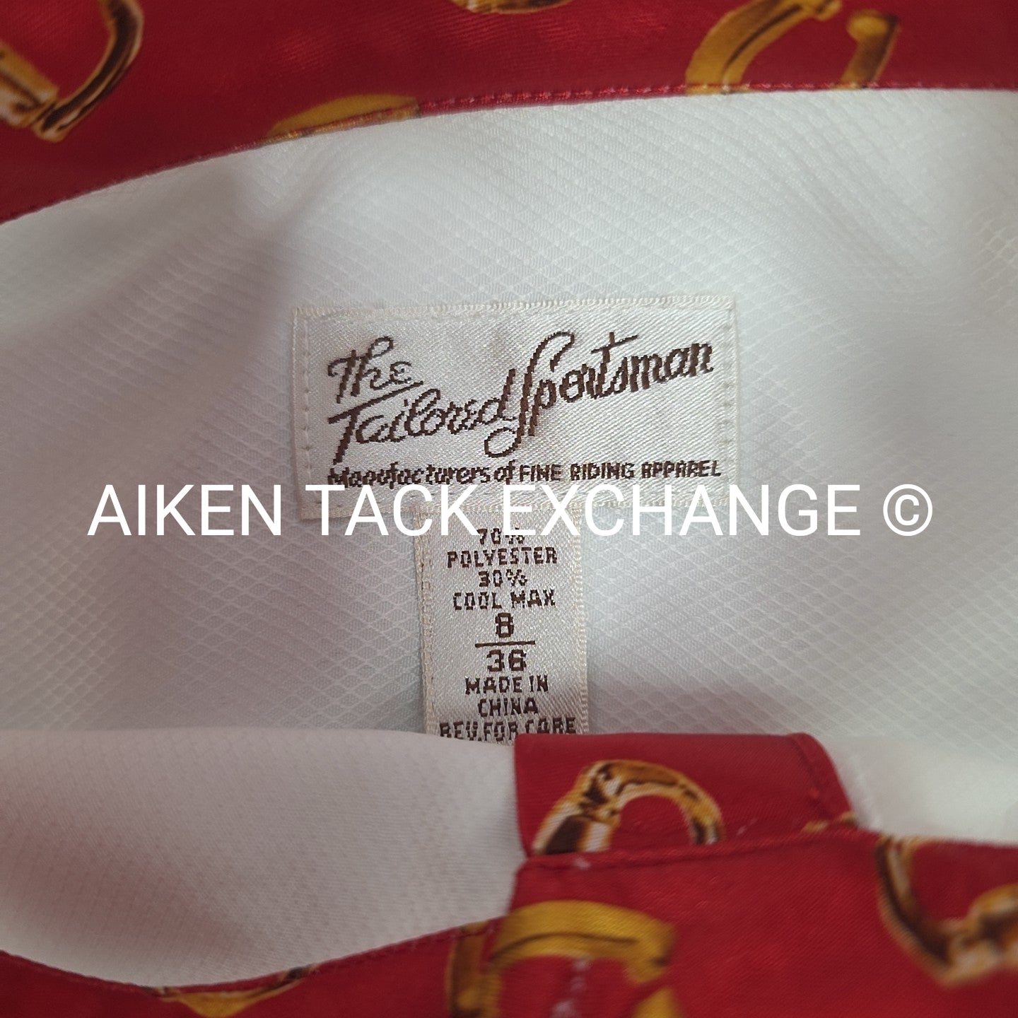 Tailored Sportsman Long Sleeve Show Shirt, Size 8 / 38