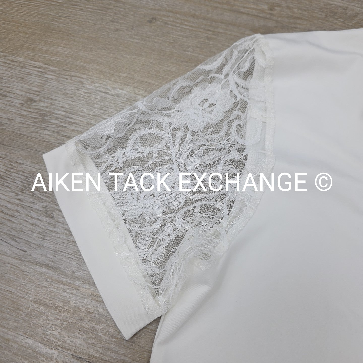Ovation Elegance Lace Short Sleeve Show Shirt, Women's XLarge