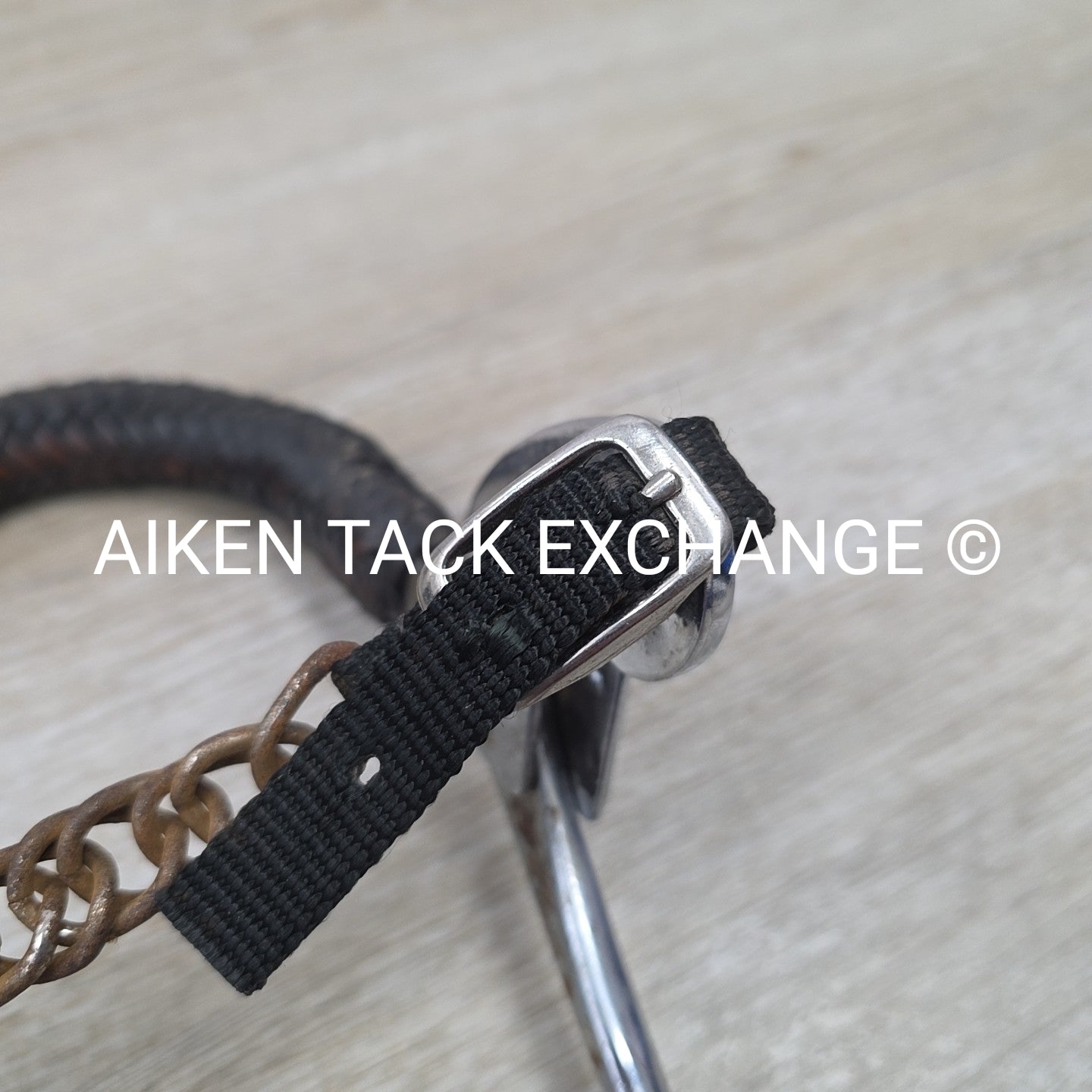 Mechanical Hackamore with Braided Nose