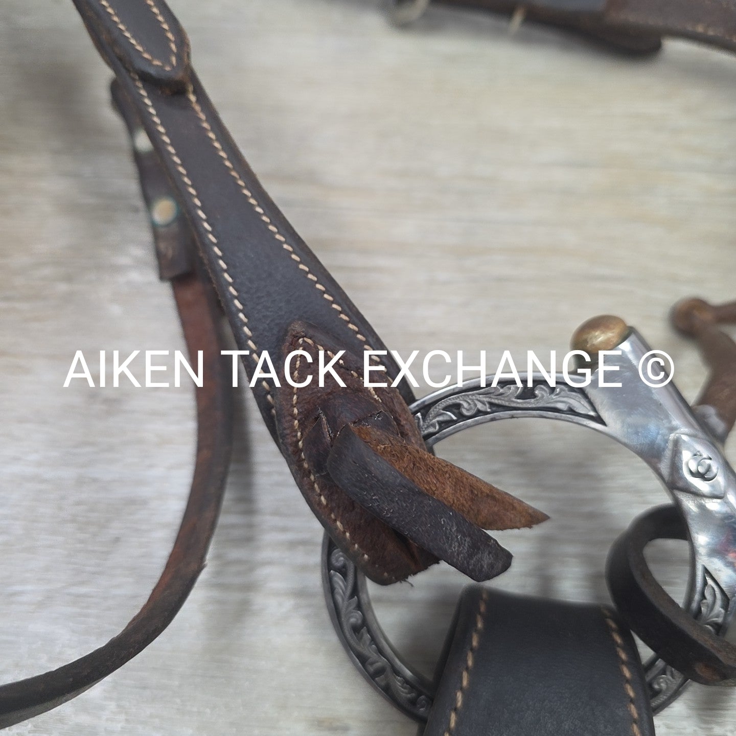 Mecate Set; Weaver Leather Bridle, Cris Cox Bit, & Downunder Horsemanship Mecate