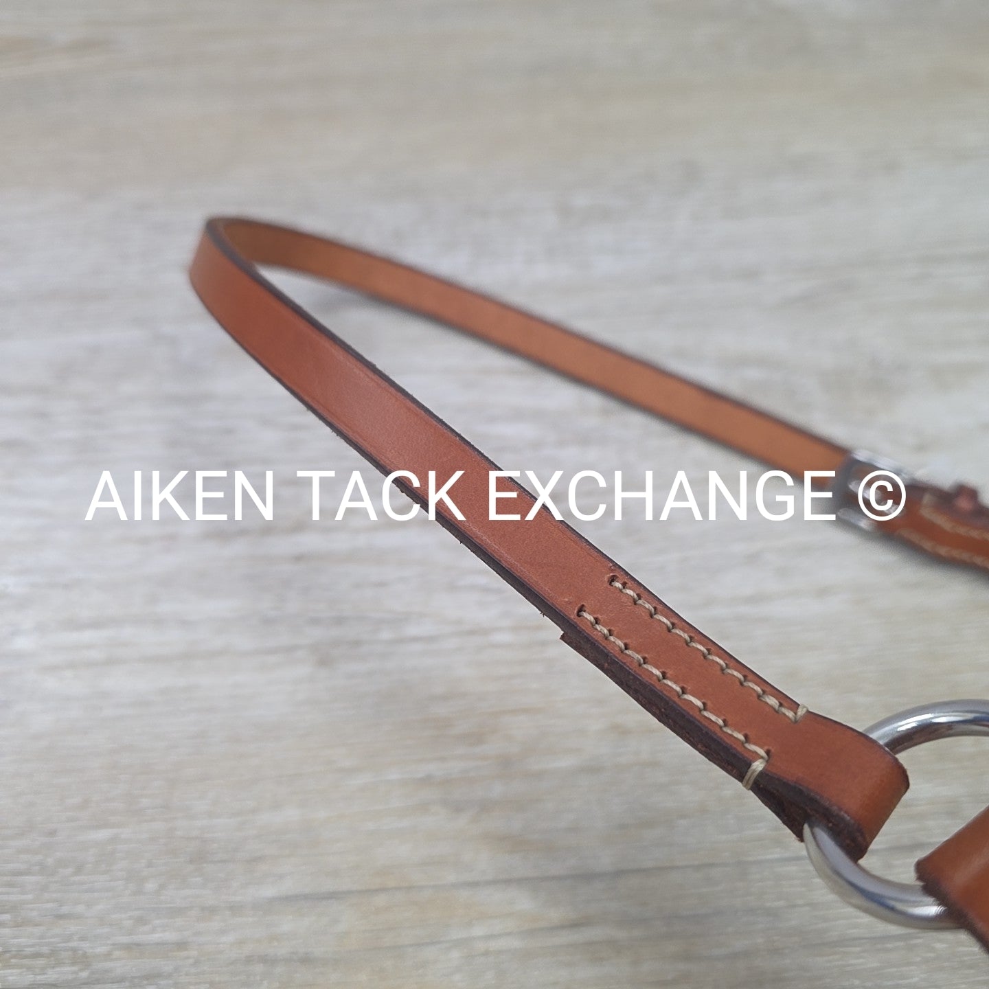 Edgewood Raised Fancy Stitched Figure 8 Noseband, Brown, Size Cob