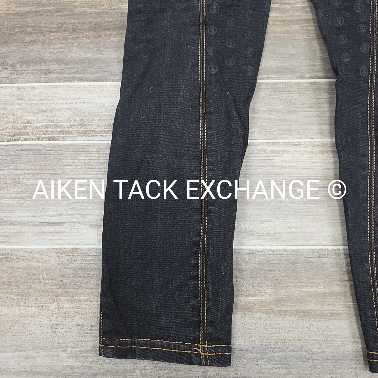 PS of Sweden Denim Silicone Grip Full Seat Breeches, Size 10 (EU 40)