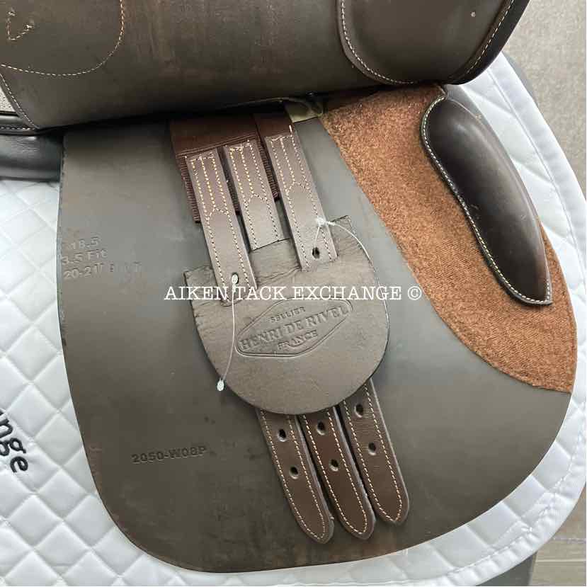 HDR Memor-X Close Contact Jump Saddle, 18.5" Seat, 3.5 Fit - Wide Tree, Foam Panels