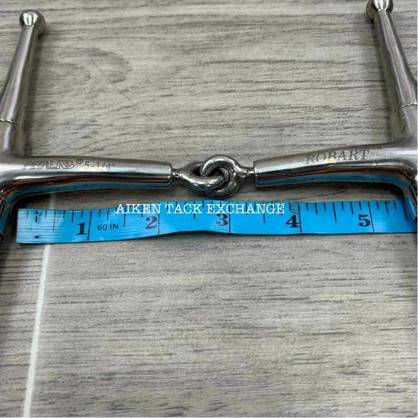 Metalab Robart Single Joint Pinchless Full Cheek Bit 5.25"