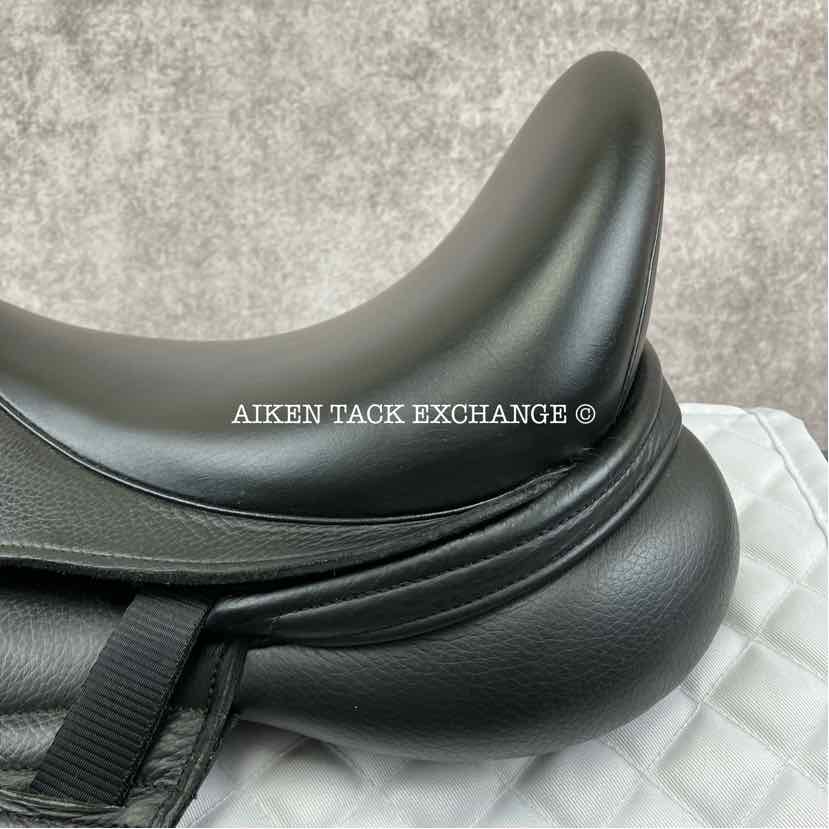 2023 Envy by Custom Saddlery Rhythm Monoflap Dressage Saddle, 17" Seat, Adjustable Tree, Wool Flocked Panels