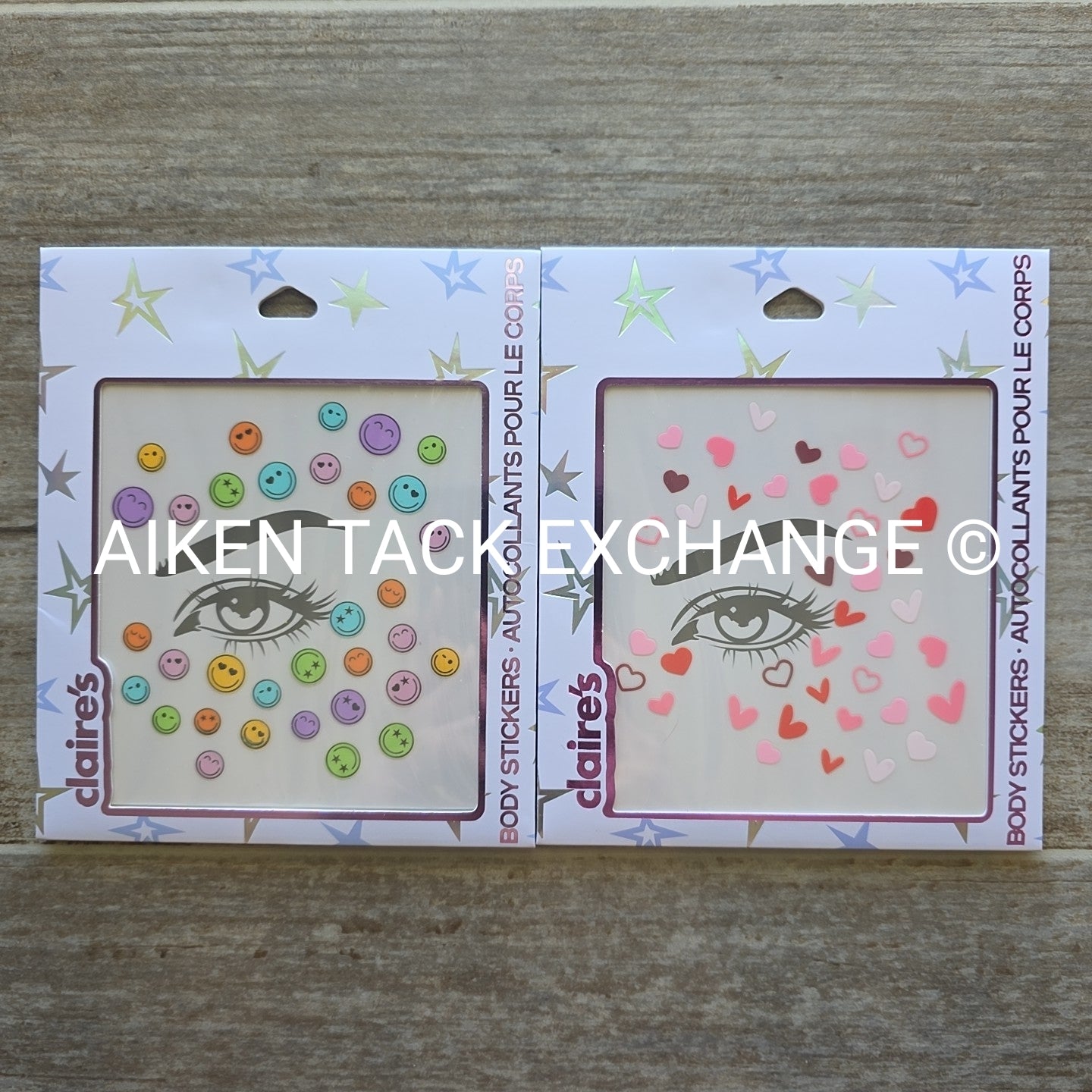 Claire's Body Stickers - 2 Total Sets – Aiken Tack Exchange