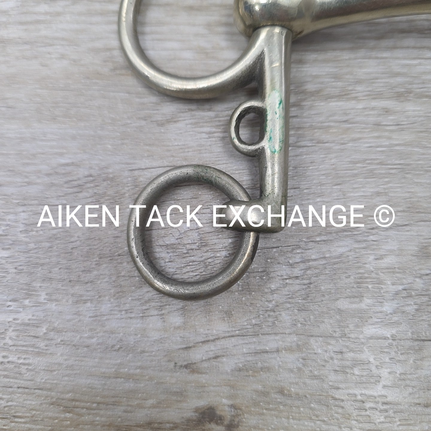 Never Rust Mullen Mouth Pelham Bit (No Hooks & Curb Chain) 4.75"
