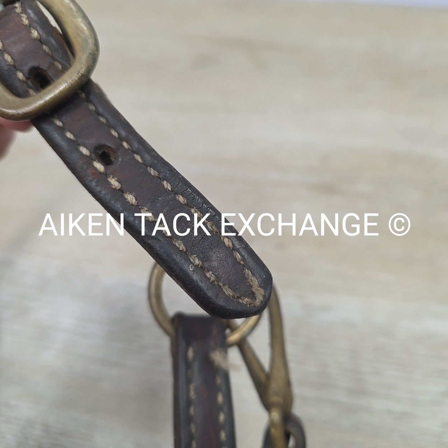 BARGAIN BUNDLE: 2 Leather Halters with 1 Leather Lead, Size Cob