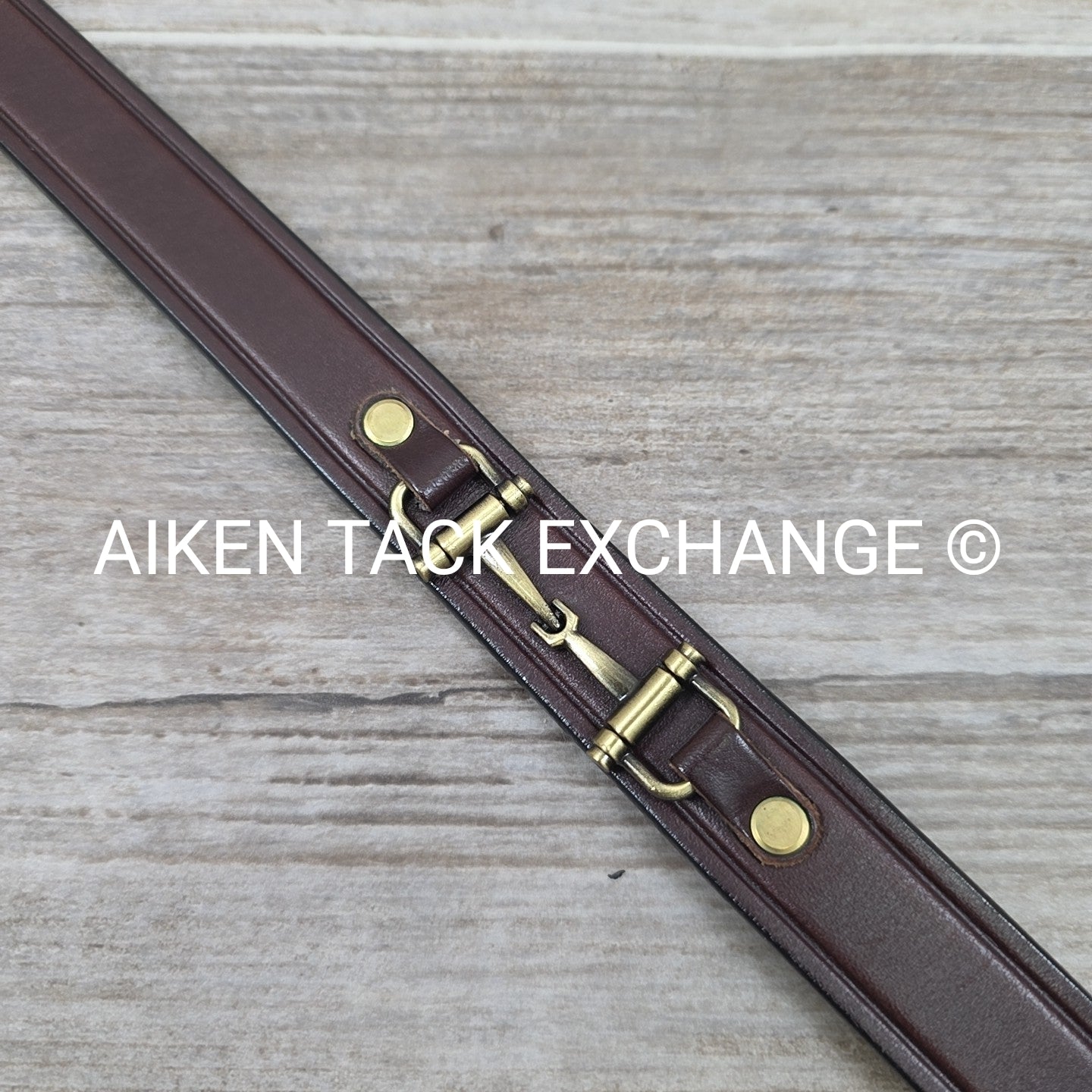 Tory Leather Snaffle Bit Belt, 38